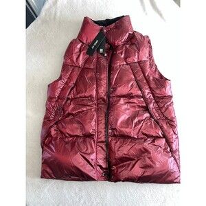 Orolay, wine red puffer vest sz L